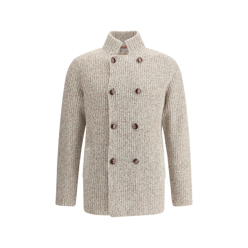 Cardigan Brunello Cucinelli gris