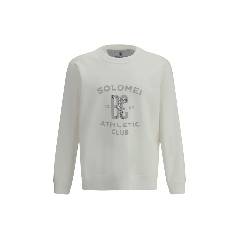Sweatshirt Brunello Cucinelli maxi print multicolore