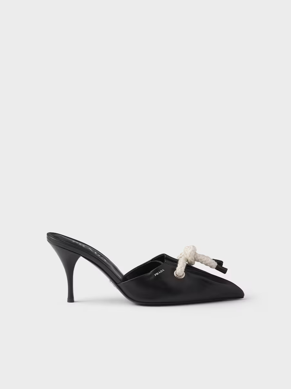Sandales Prada avec corde noires