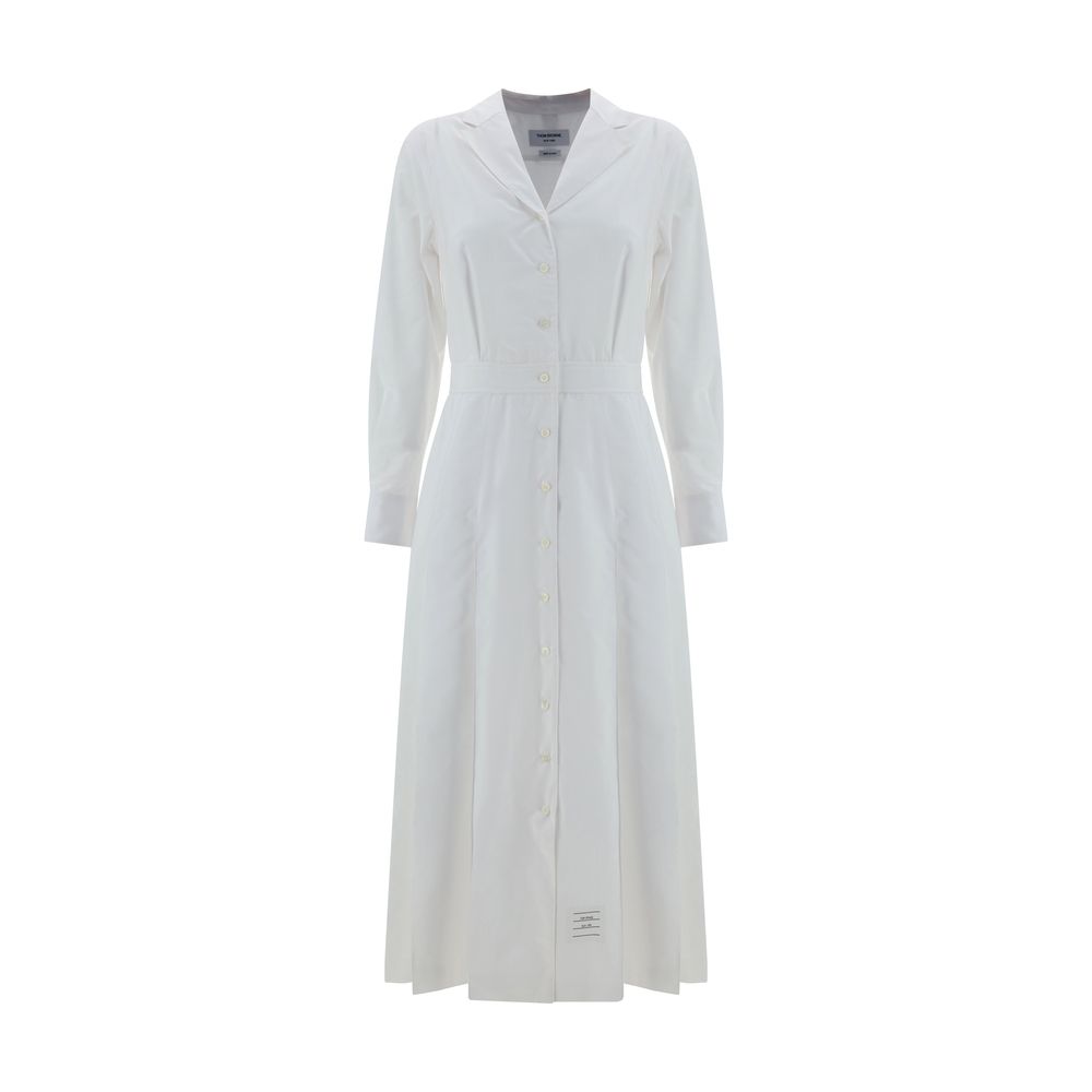 Robe chemise Thom Browne blanche