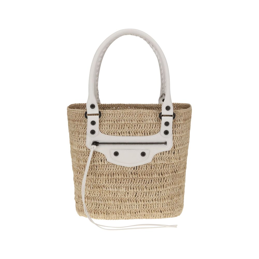 Sac à main Balenciaga Le City paille