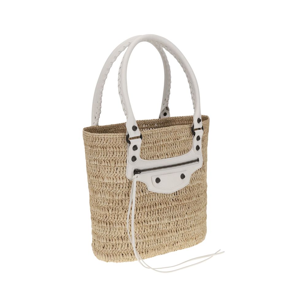 Sac à main Balenciaga Le City paille