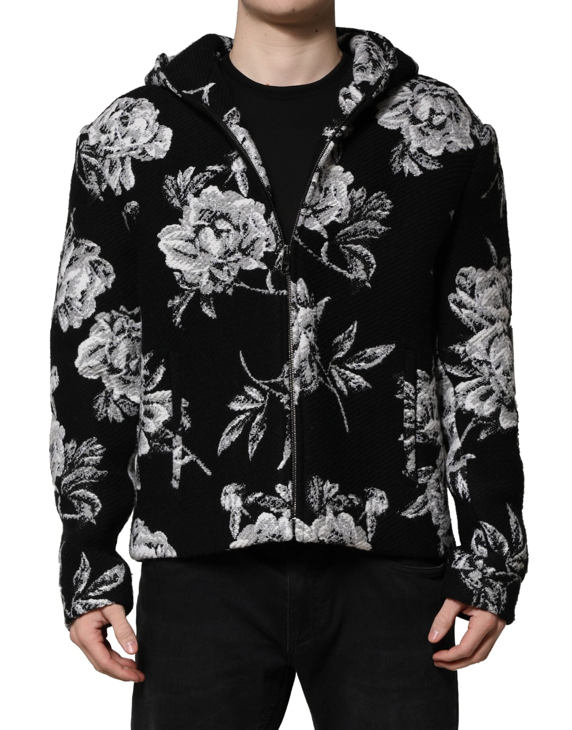 Veste Dolce & Gabbana à capuche noire