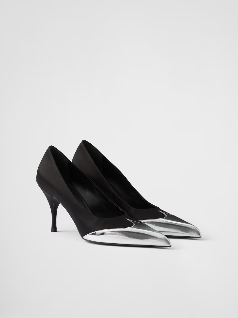 Pumps Prada 1I968N argentées noires