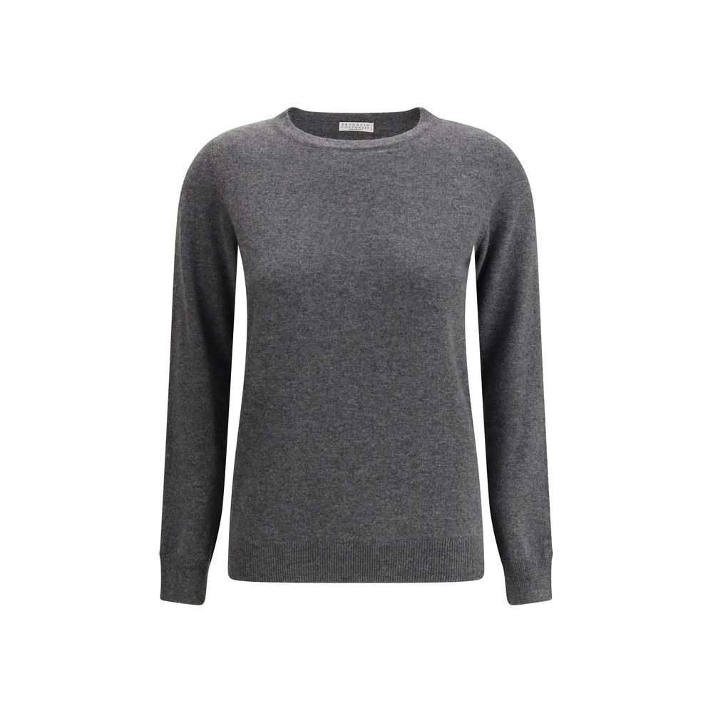 Pull Brunello Cucinelli unisexe noir