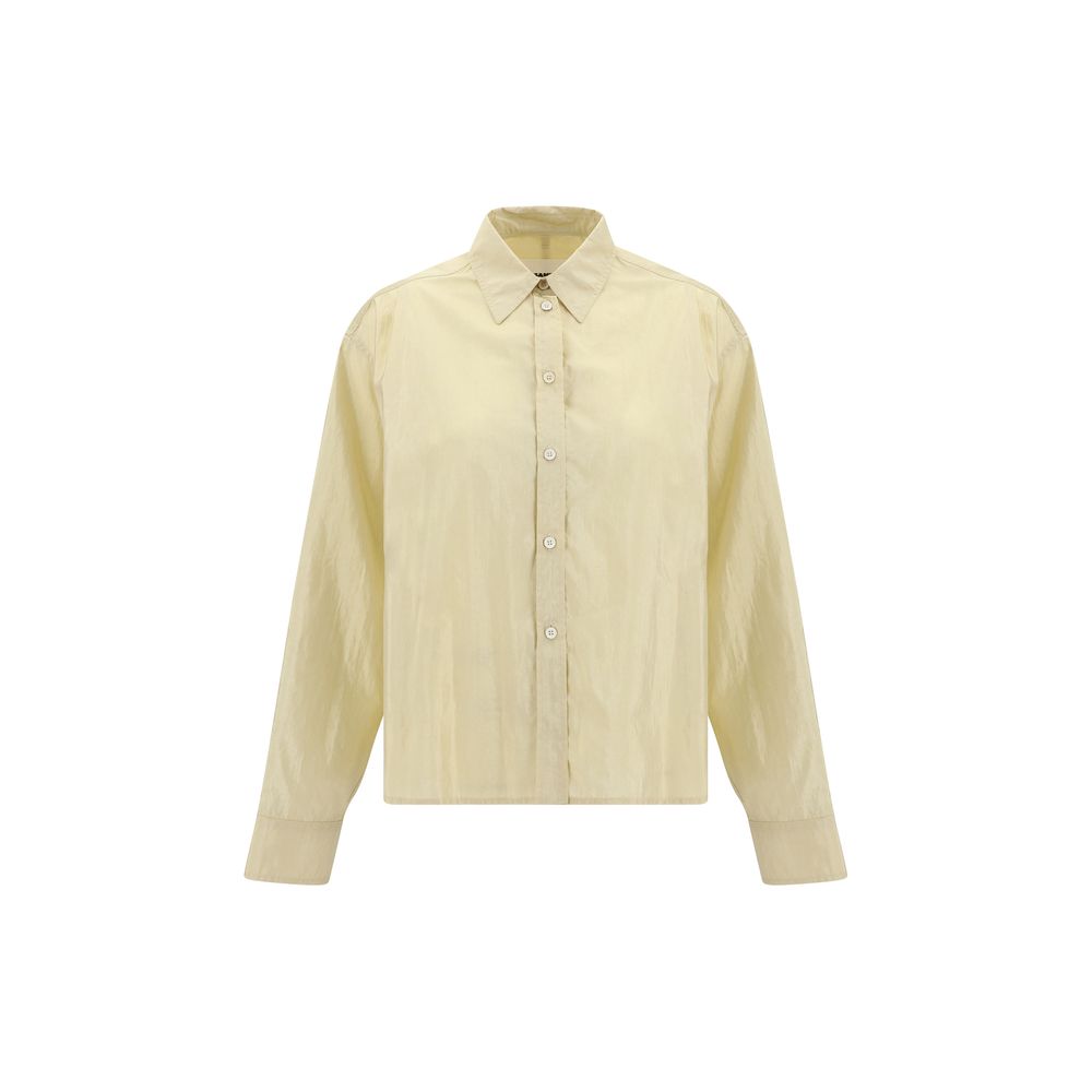 Chemise satinée italienne chic crème