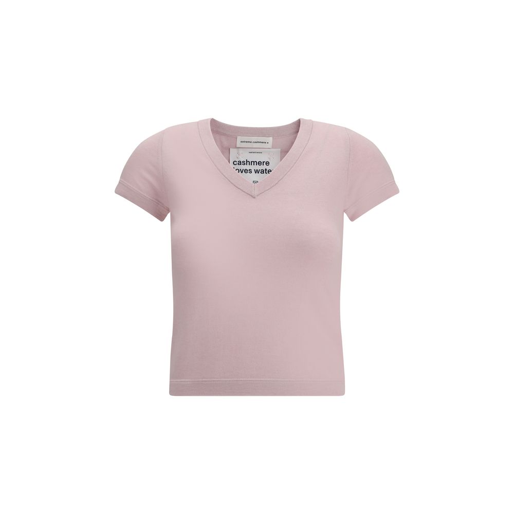 T-Shirt Extreme Cashmere V-cou noir