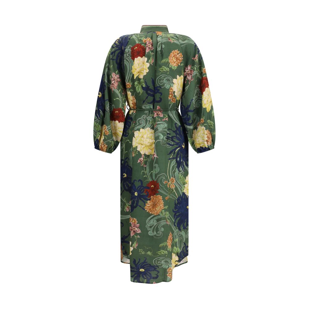 Robe chemisier Alemais Avery verte