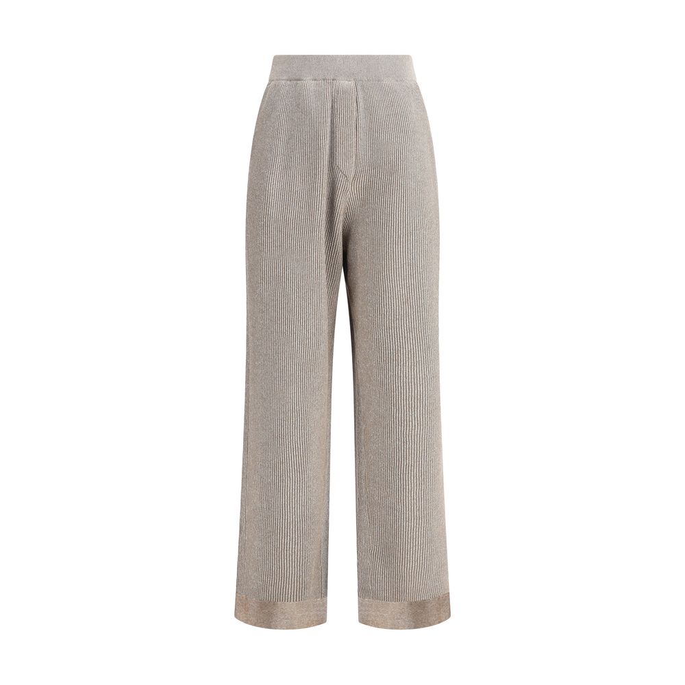 Pantalon Brunello Cucinelli lurex gris