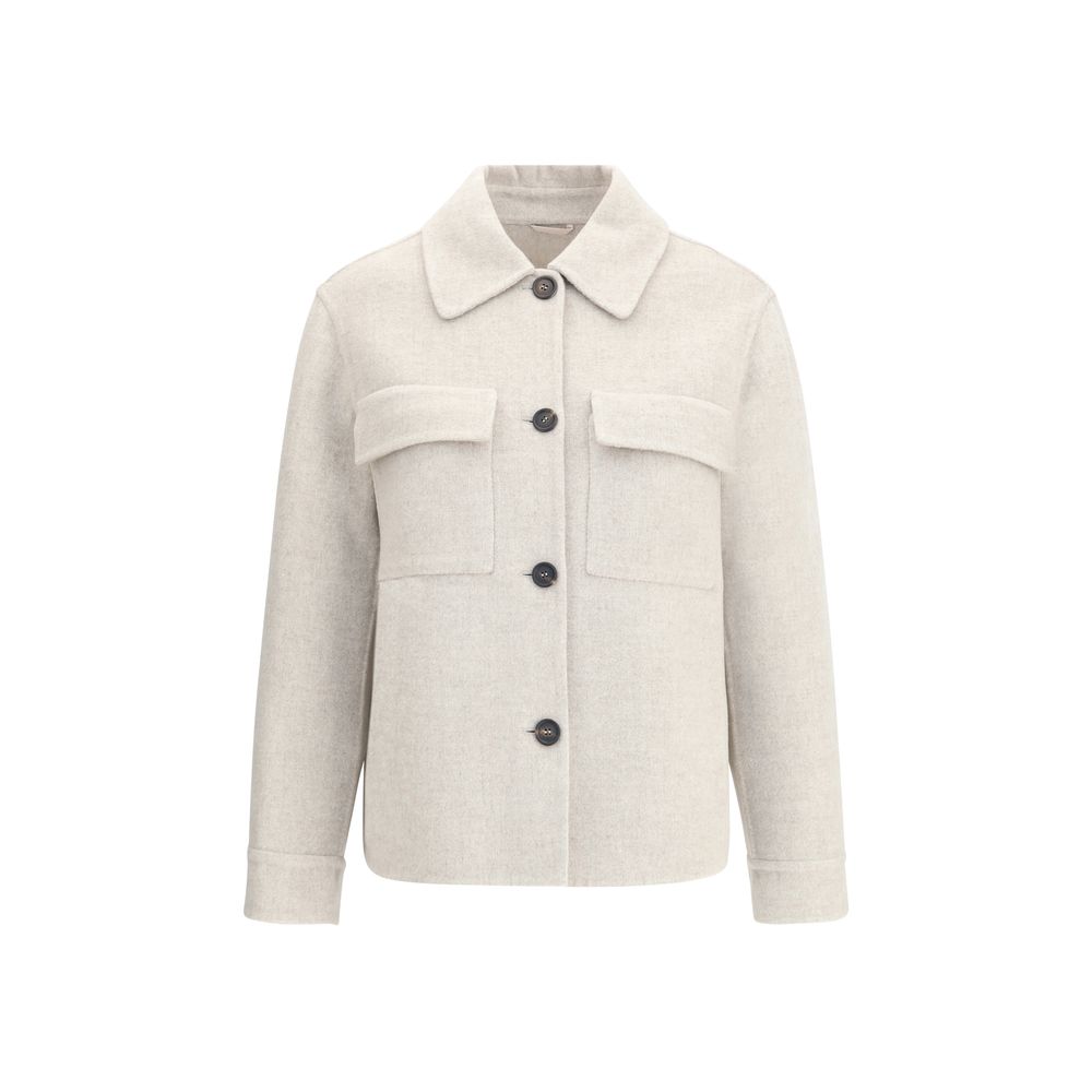 Veste Brunello Cucinelli en laine grise