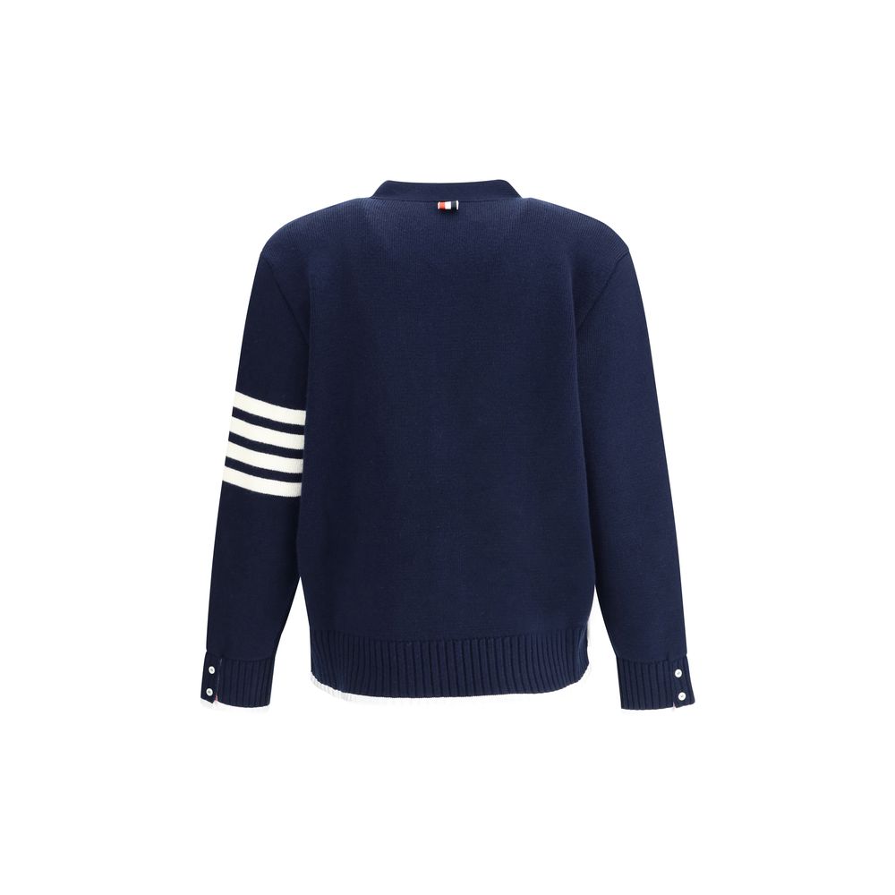 Cardigan Thom Browne classique gris
