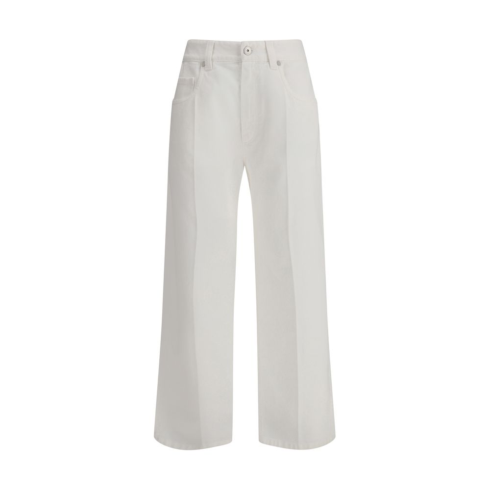 Jeans Brunello Cucinelli droit bleu