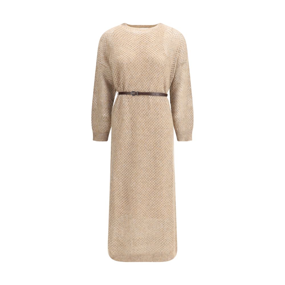 Robe Brunello Cucinelli perforée noire