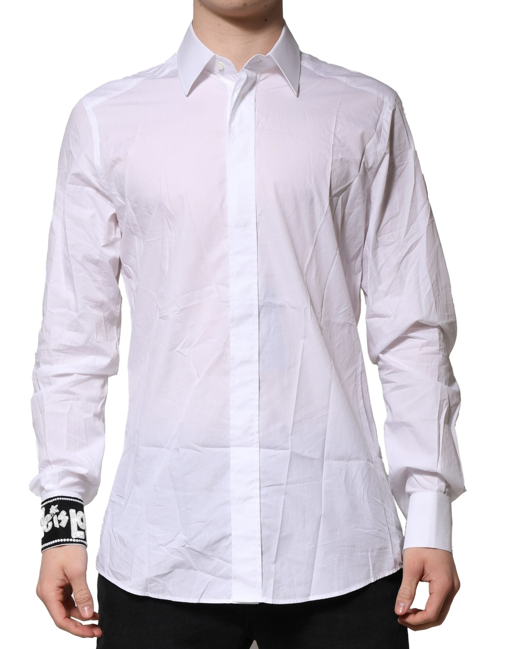 Chemise Dolce & Gabbana GOLD blanche