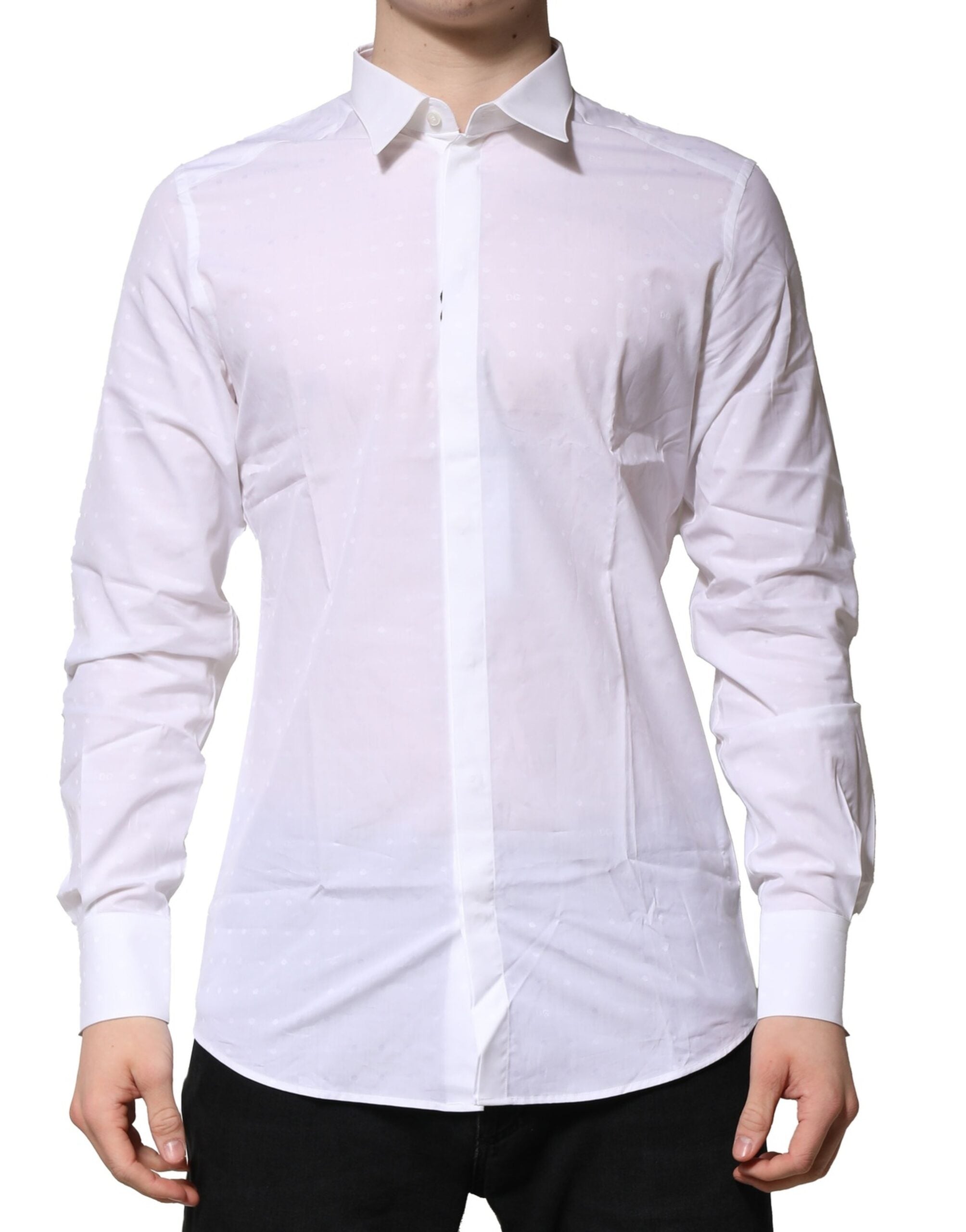 Chemise Dolce & Gabbana GOLD blanche