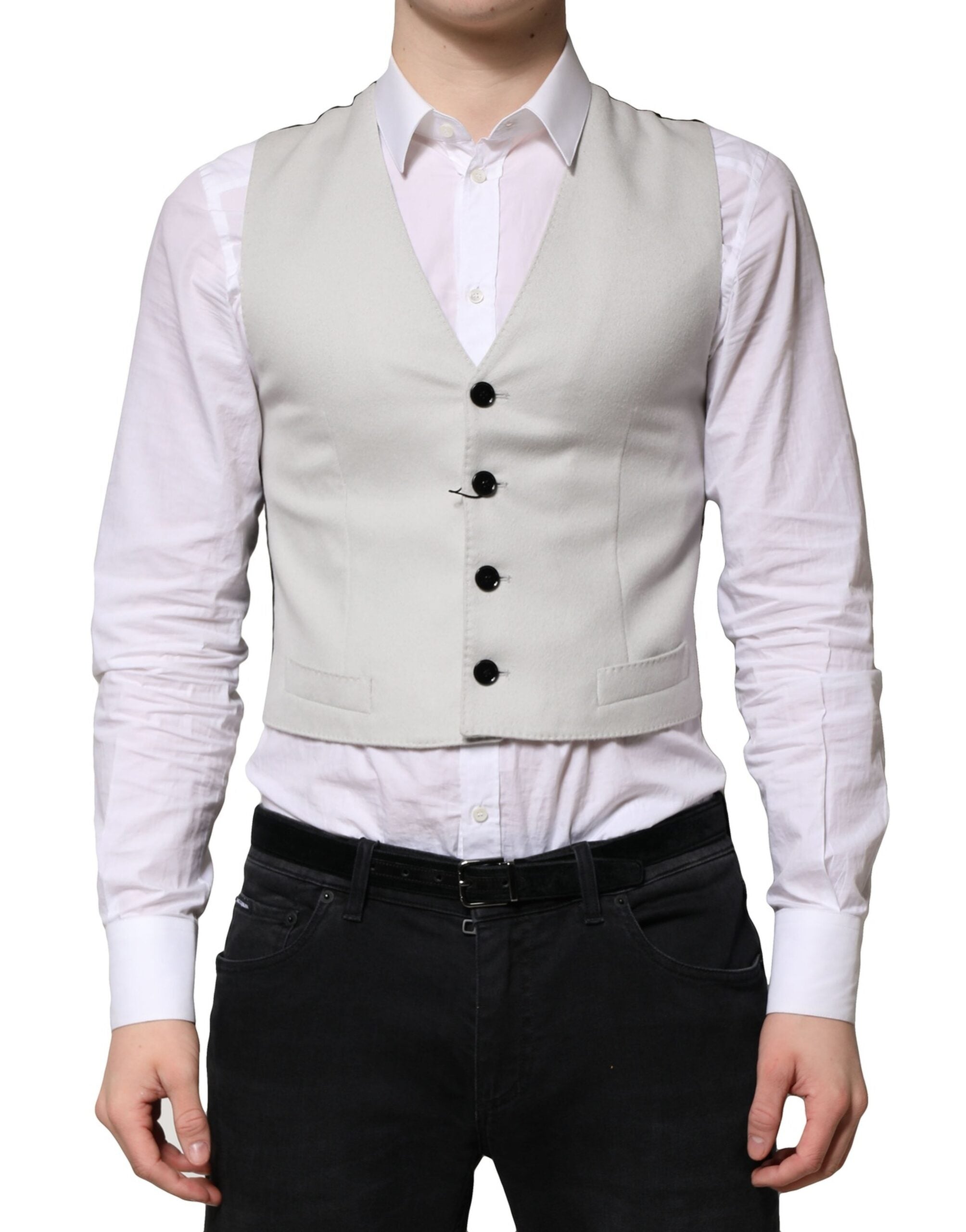 Gilet Dolce & Gabbana gris clair