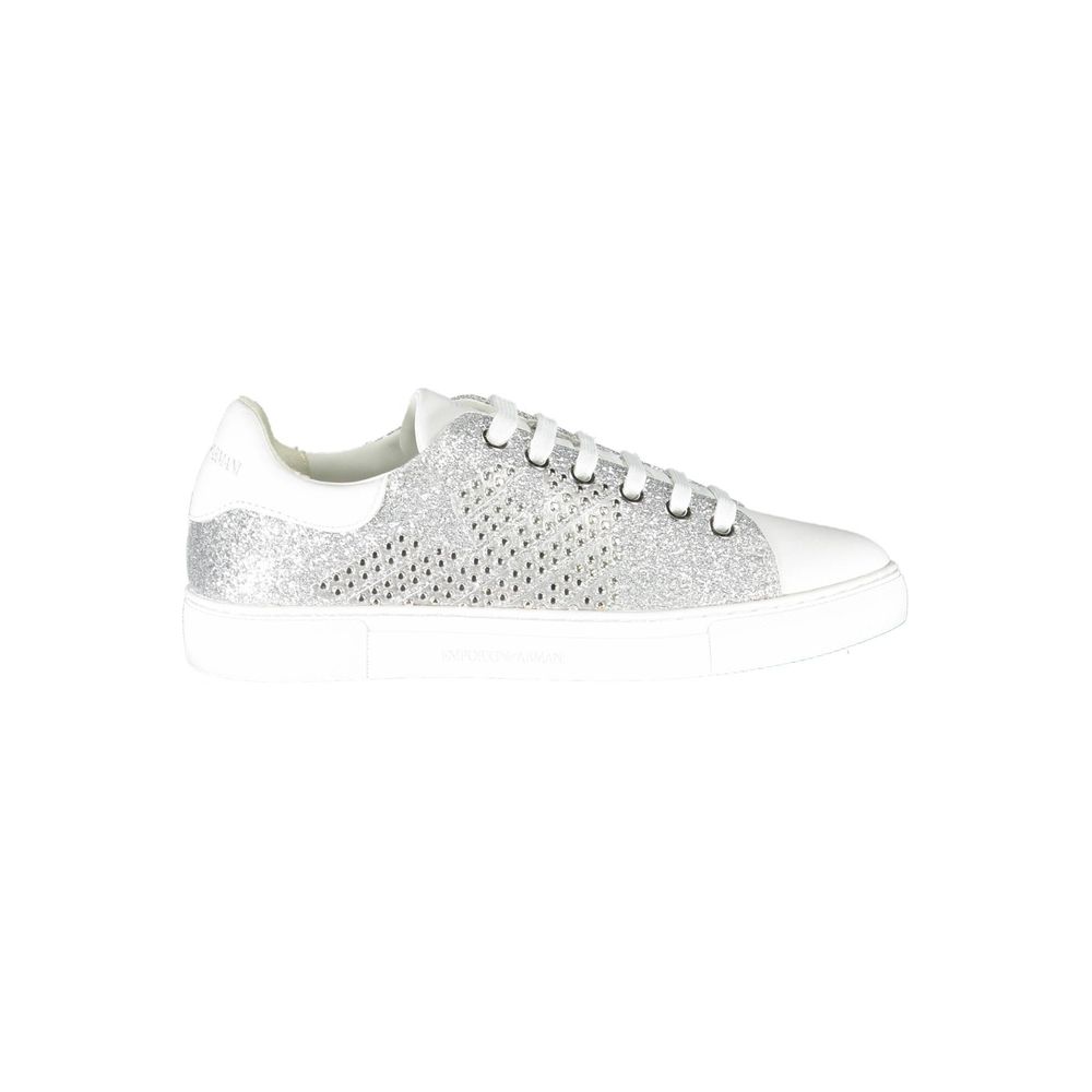 Baskets Emporio Armani argentées