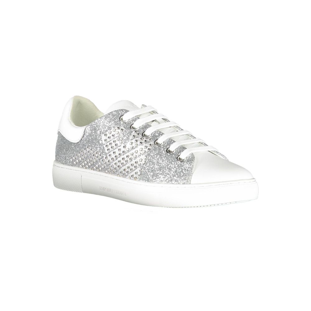Baskets Emporio Armani argentées