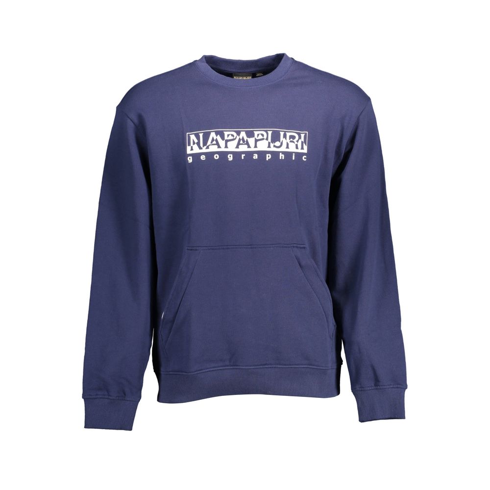 Sweat-shirt Napapijri à col rond bleu