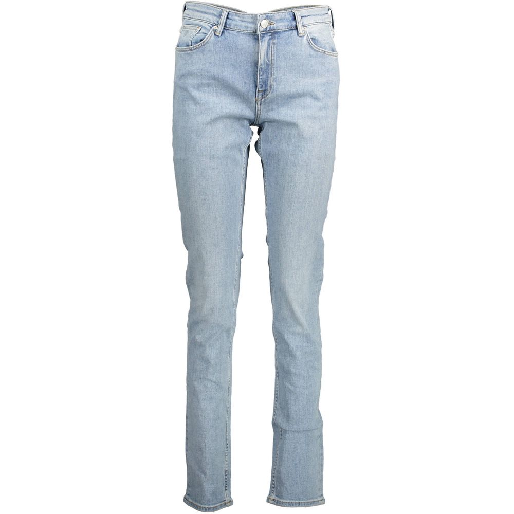 Pantalon Gant 5 poches bleu clair