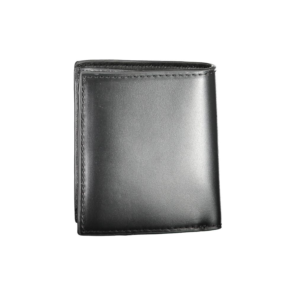 Portefeuille Tommy Hilfiger en cuir noir