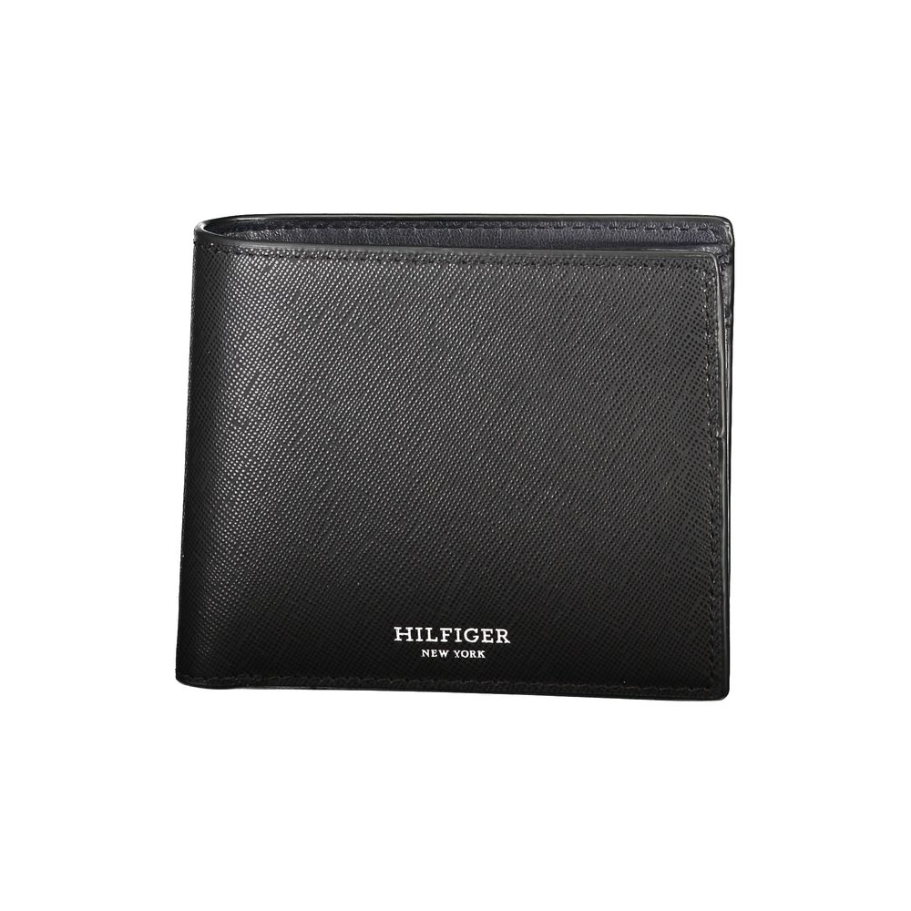 Portefeuille en cuir noir