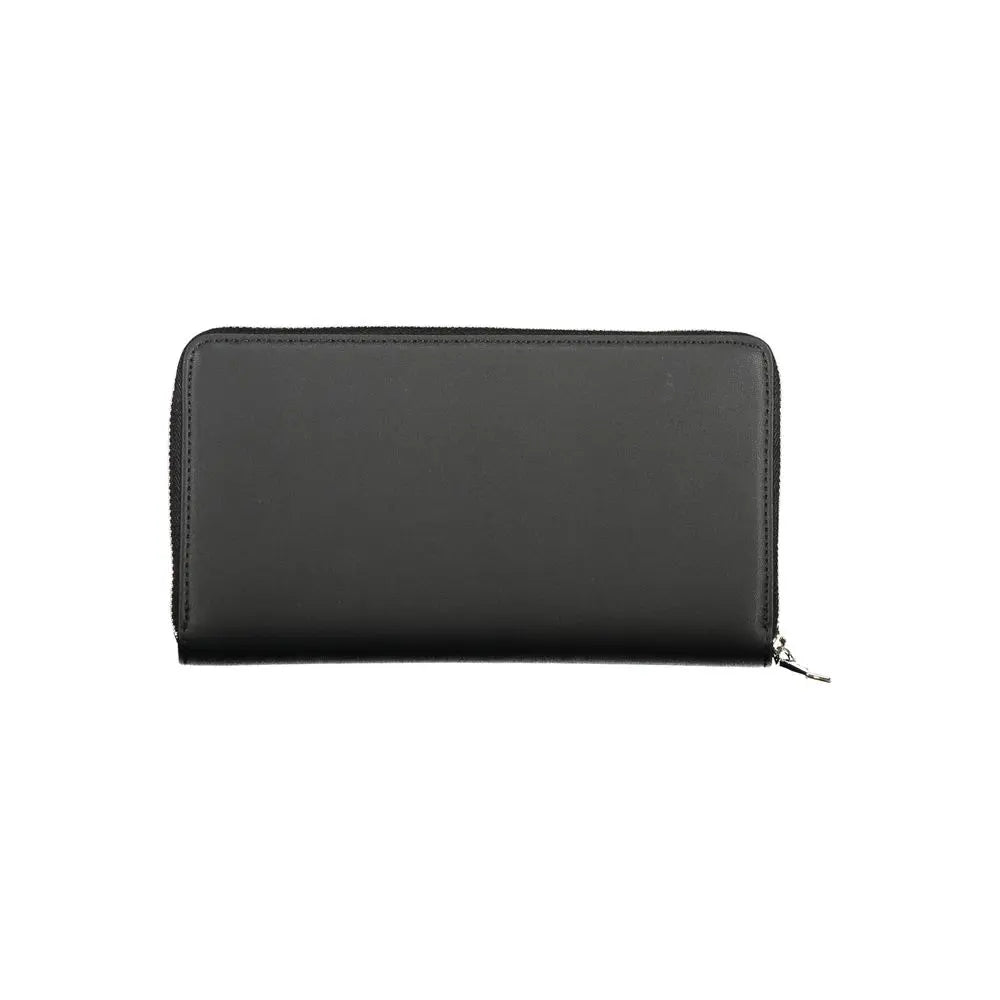 Portefeuille noir avec logo Calvin Klein