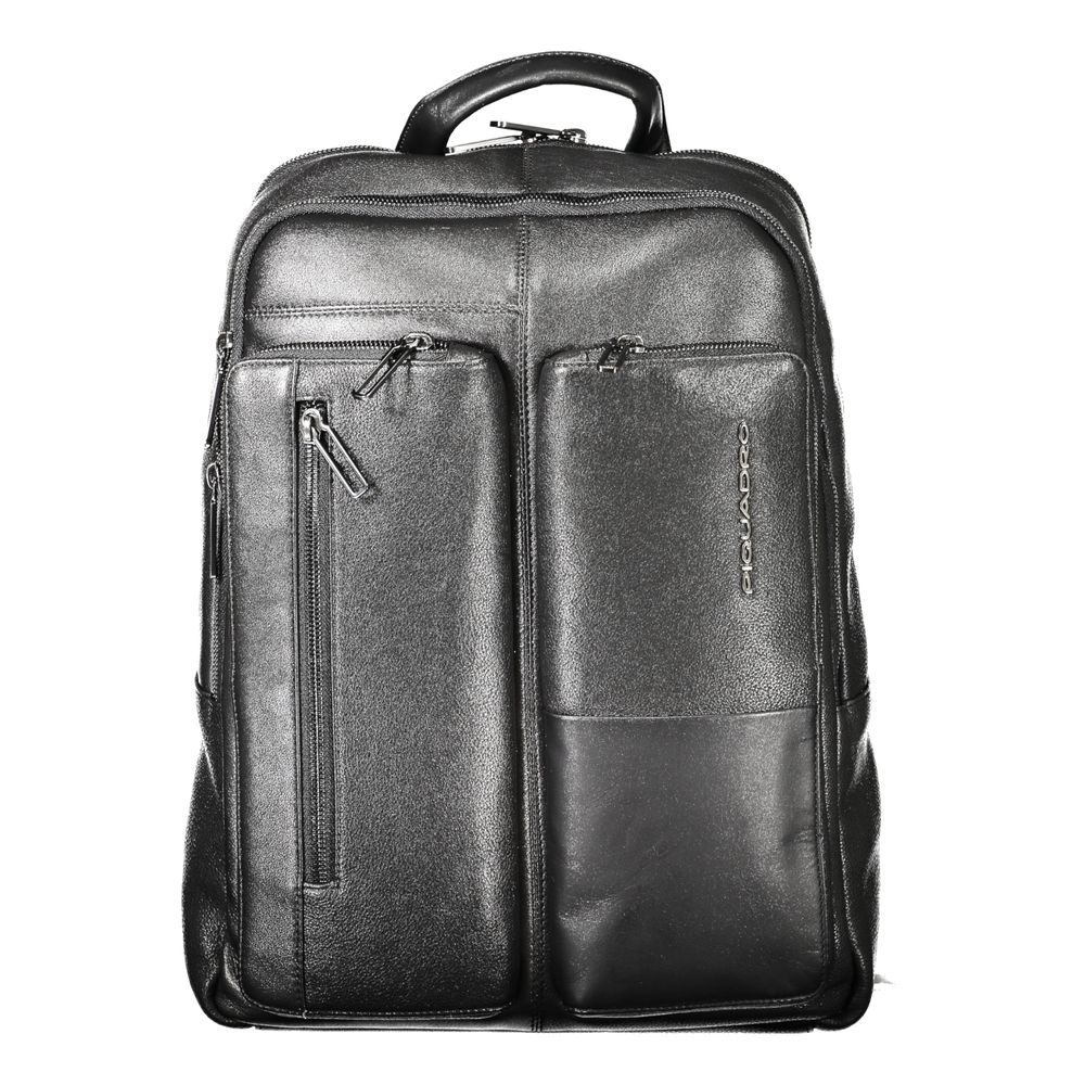 Sac à dos Piquadro en cuir noir