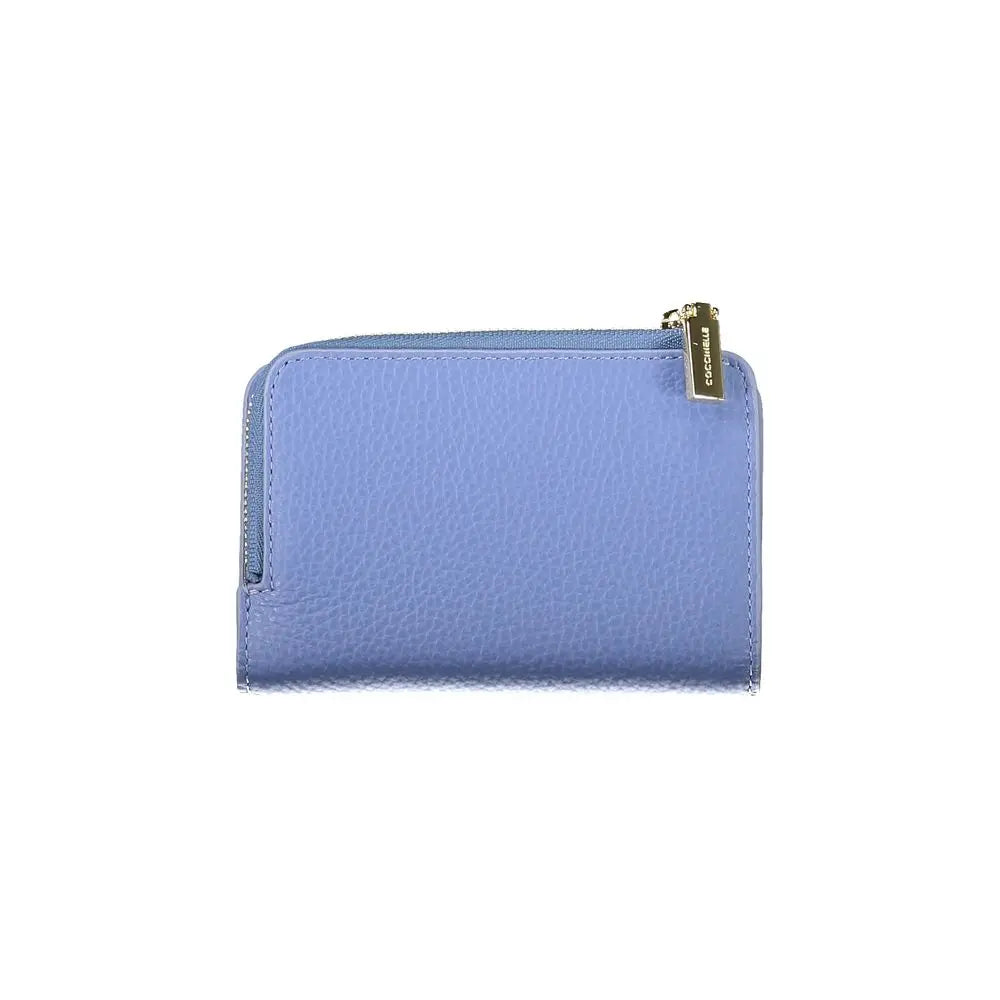 Portefeuille Coccinelle Metallic Soft bleu clair Coccinelle