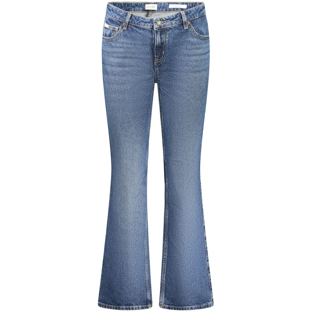 Jeans logo bootcut bleus