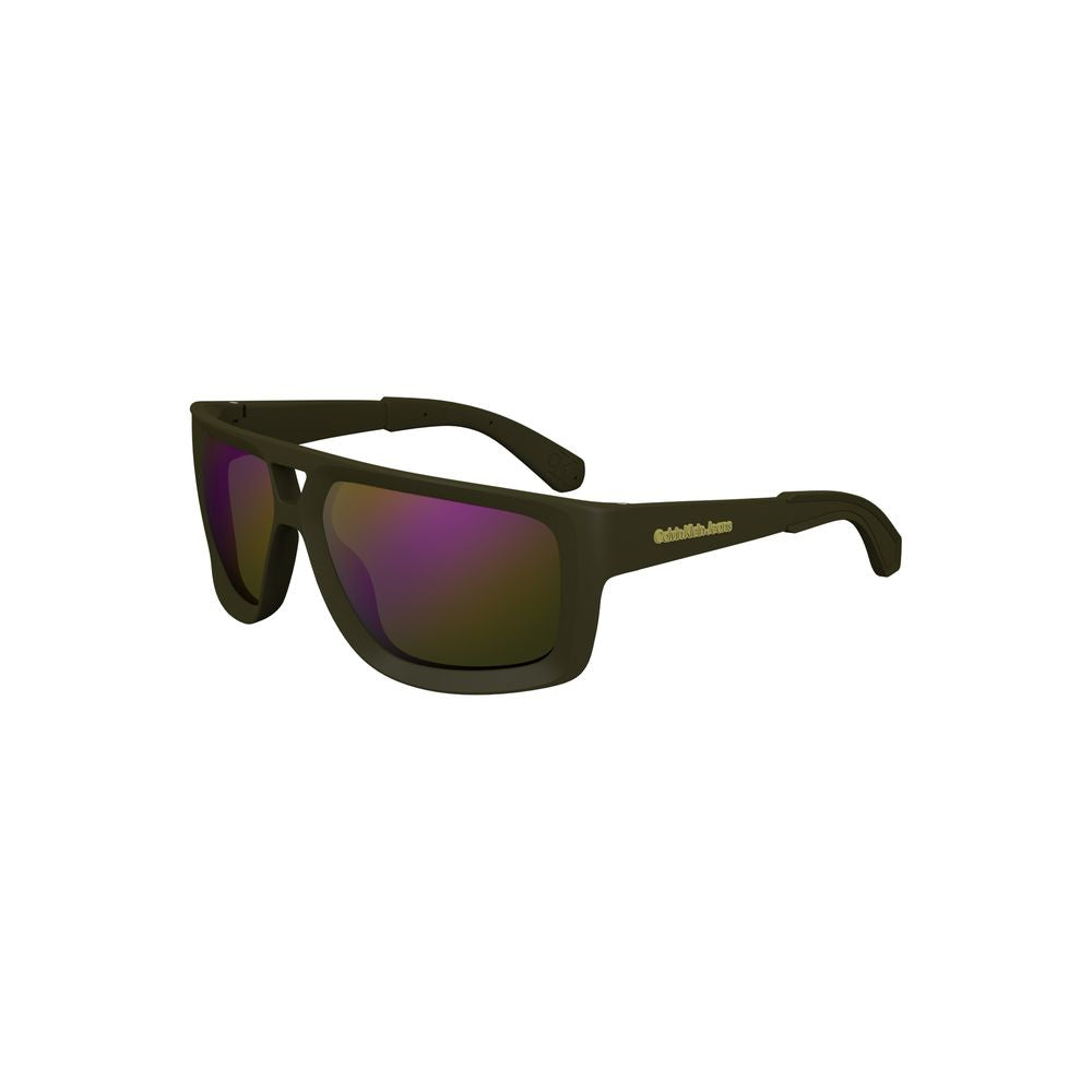 Lunettes de soleil Calvin Klein vertes