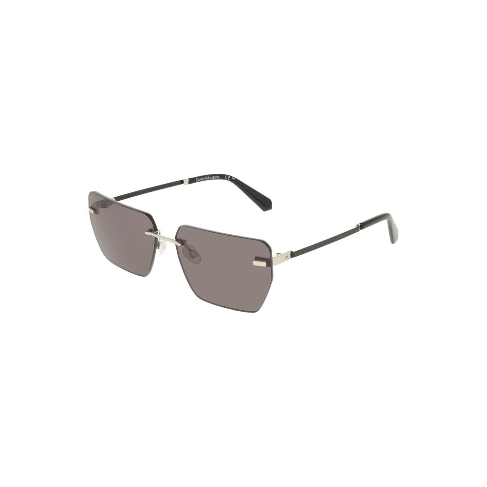 Lunettes de soleil Calvin Klein grises