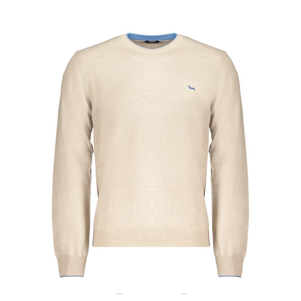 Pull Beige Cashmere à manches longues beige