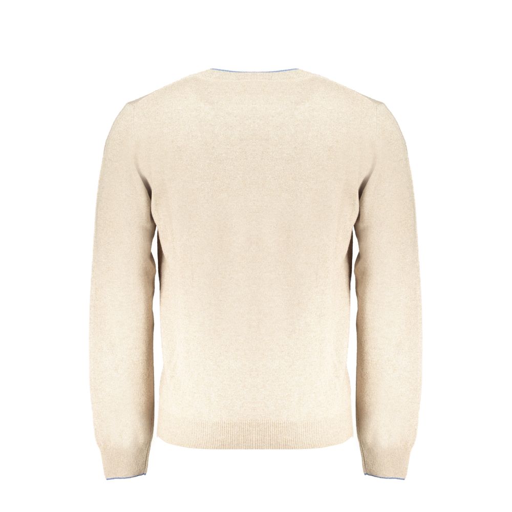 Pull Beige Cashmere à manches longues beige