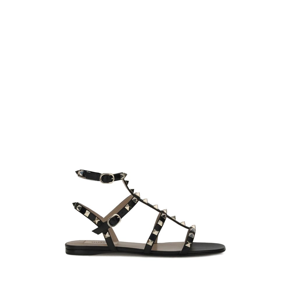 Sandales Valentino Garavani Rockstud noires