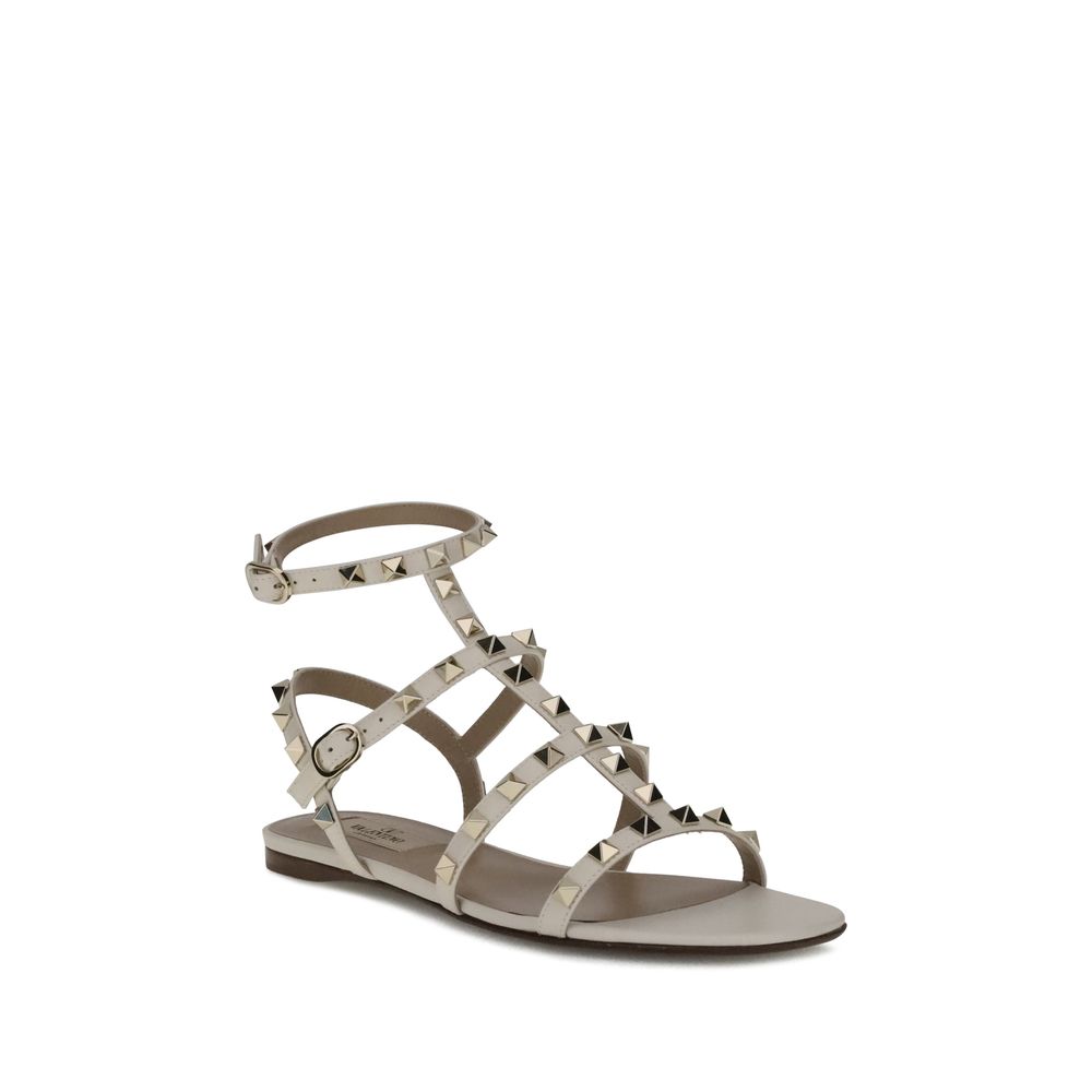 Sandales Valentino Garavani Rockstud noires
