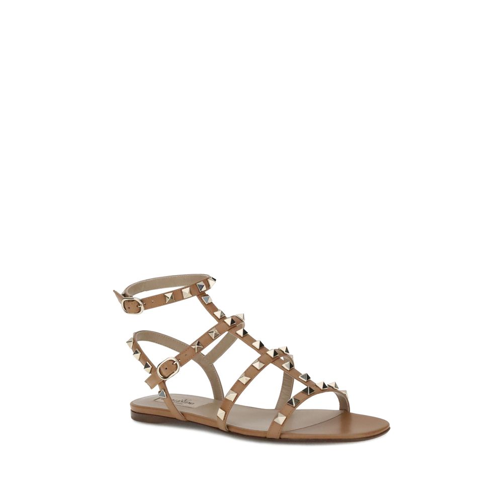 Sandales Valentino Garavani Rockstud noires