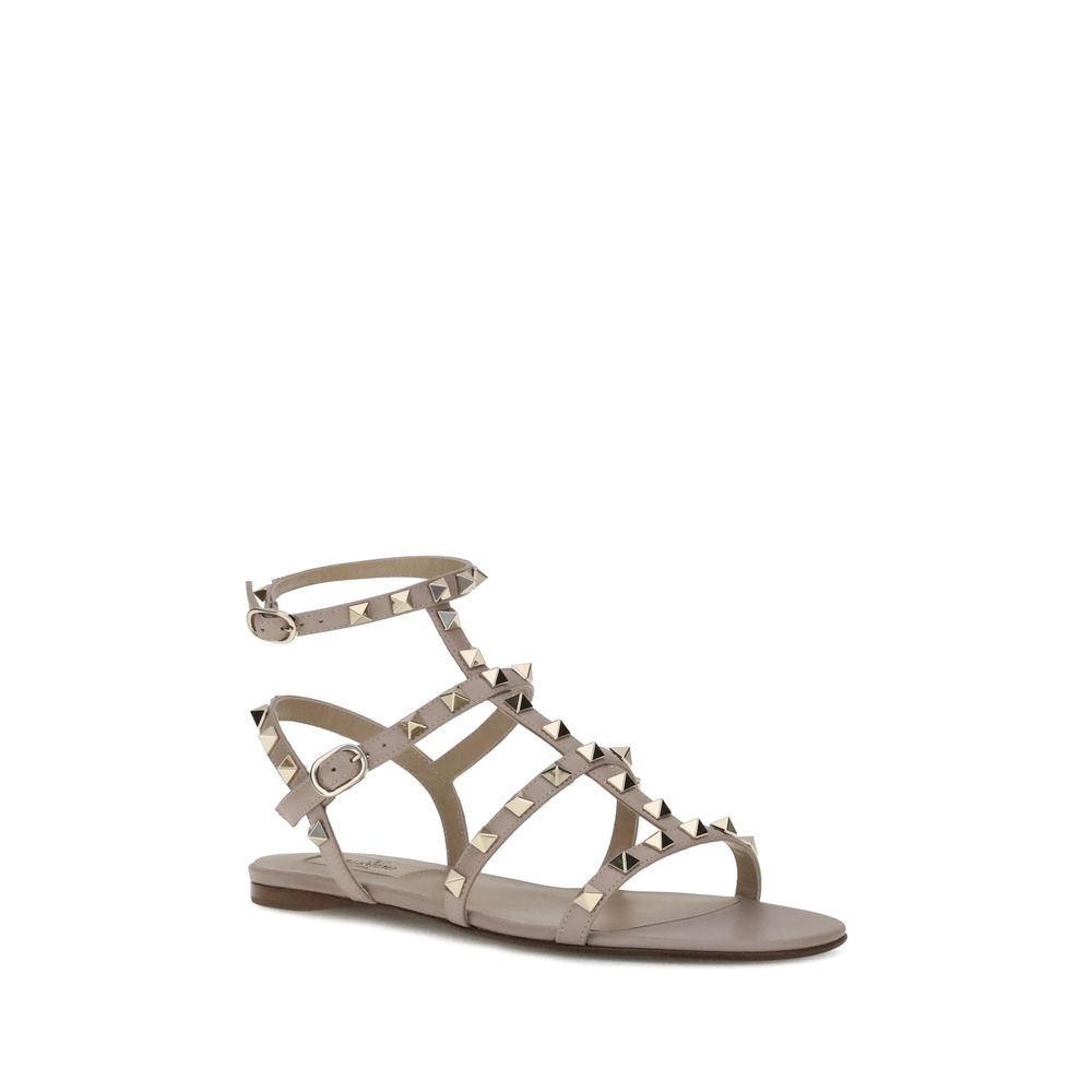 Sandales Valentino Garavani Rockstud noires