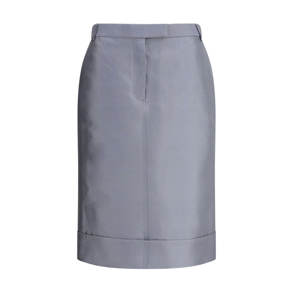 Jupe midi Thom Browne grise