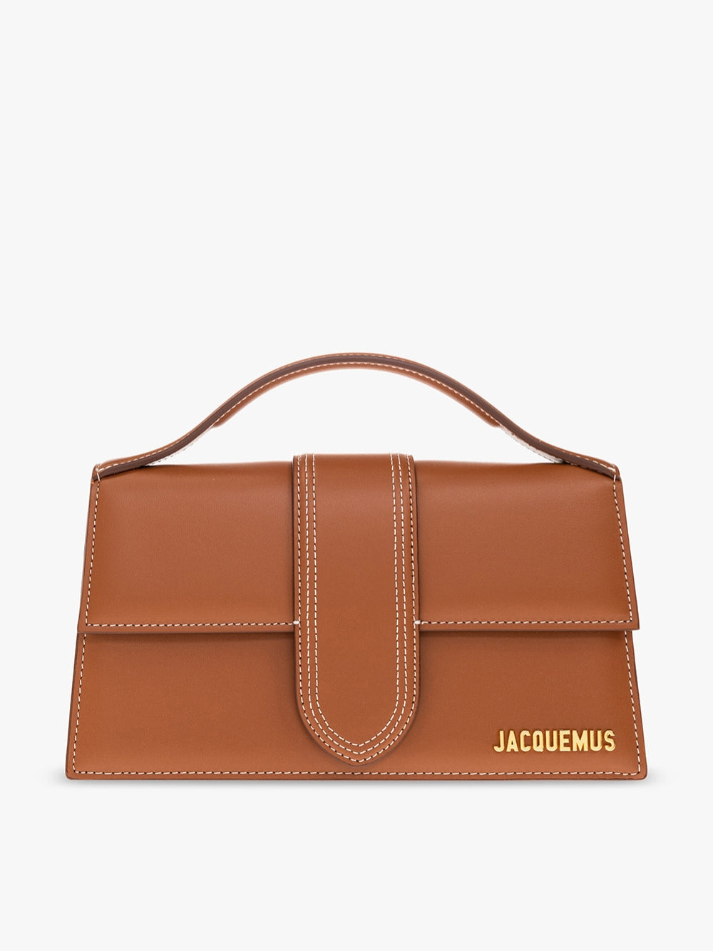 Sac Jacquemus Le Grand Bambino marron clair