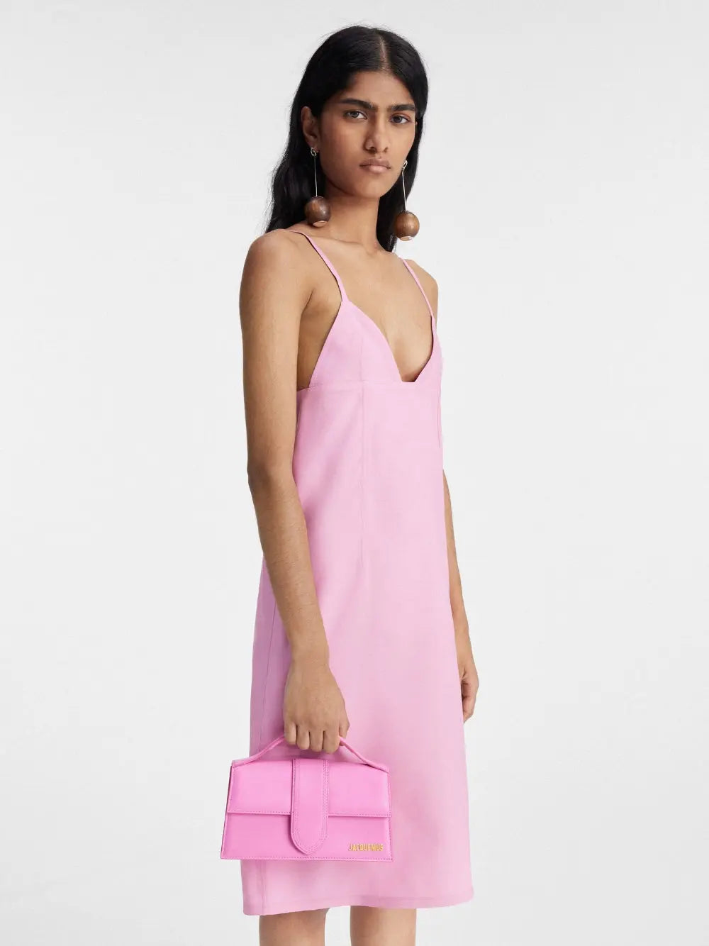 Sac Jacquemus Le Grand Bambino rose Jacquemus