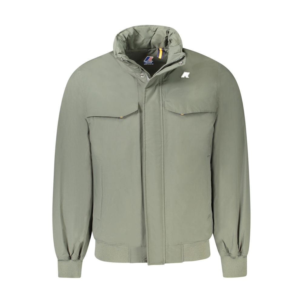 Veste K-WAY avec capuche verte