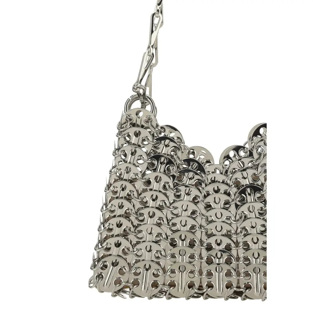 Sac Rabanne Nano 1969 argenté Rabanne