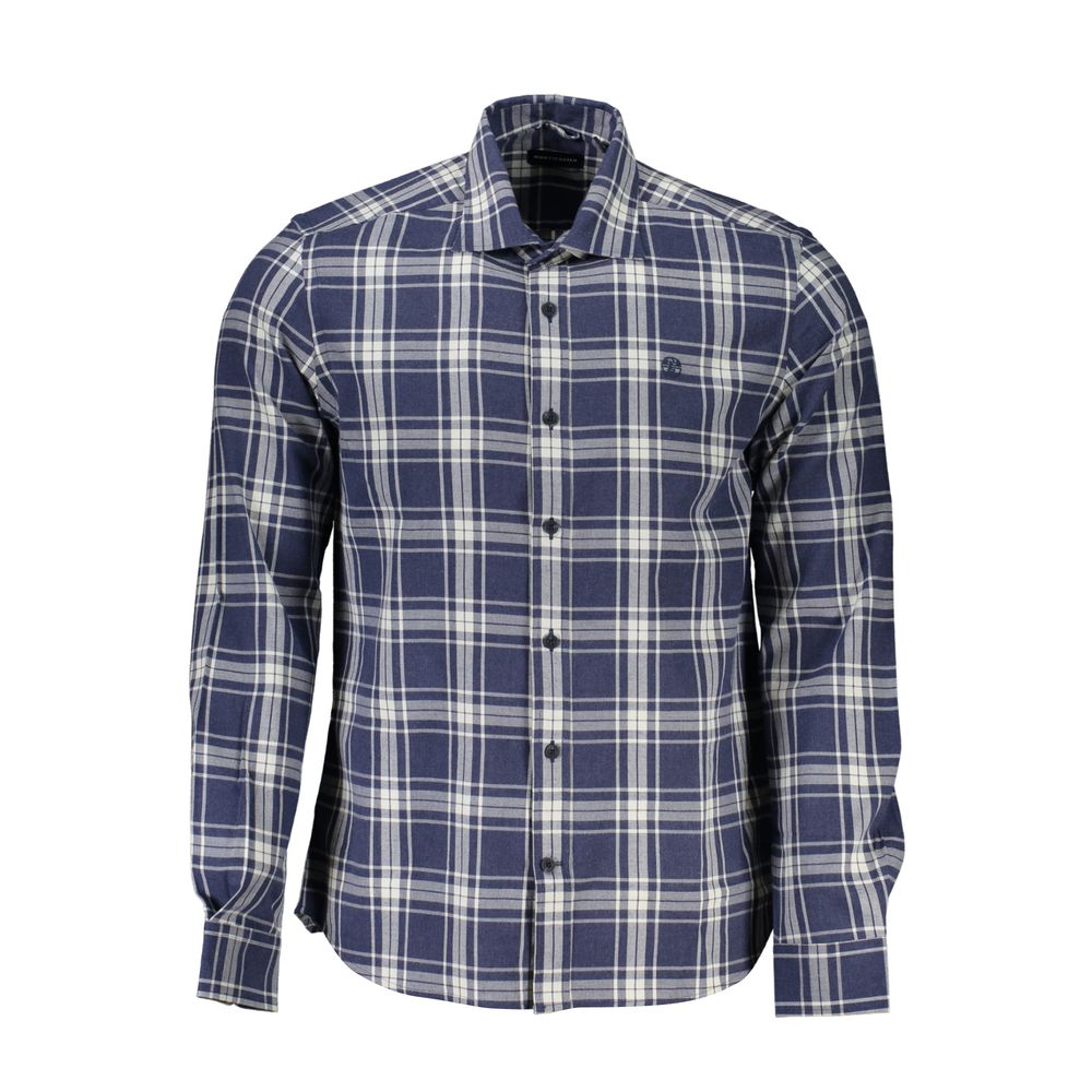Chemise North Sails à carreaux bleue