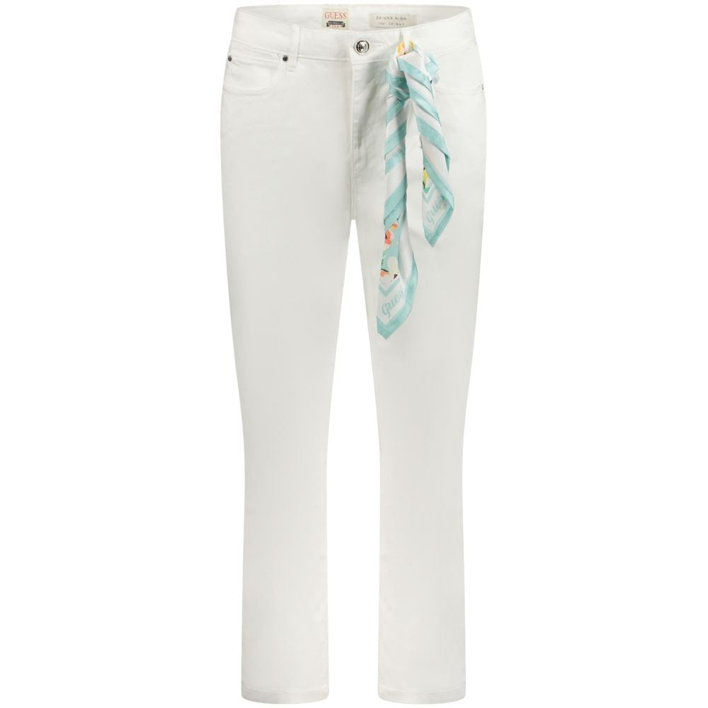 Jeans Guess White lyocell blancs