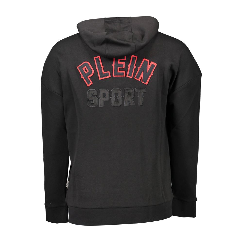 Sweat à capuche Plein Sport noir