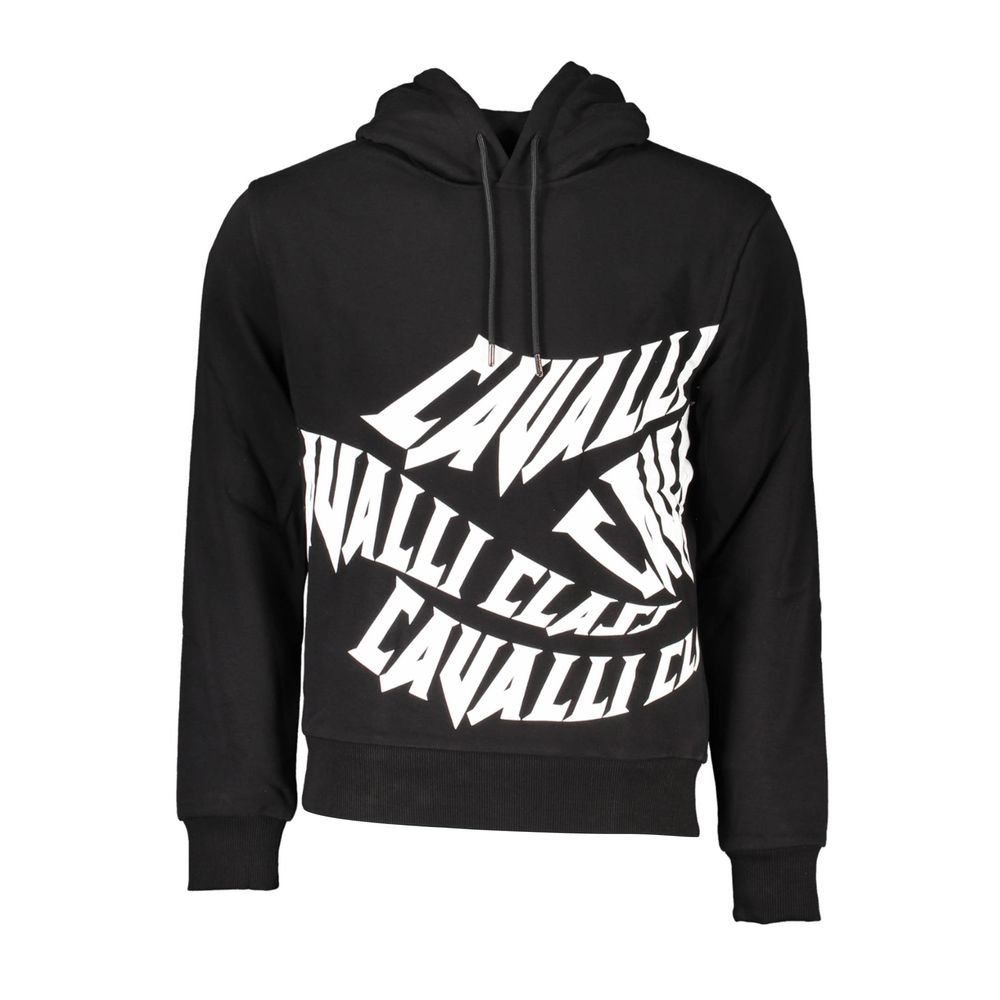 Sweat à capuche Cavalli Class noir