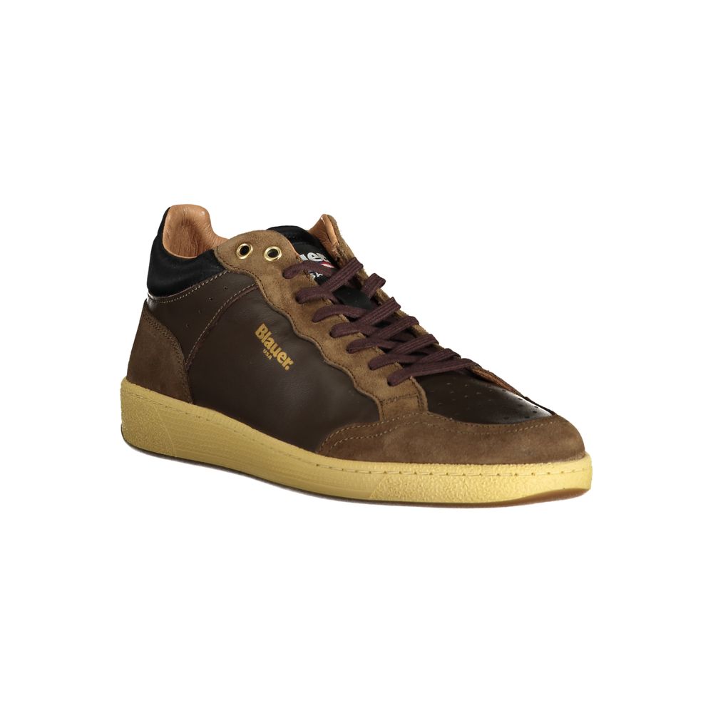 Baskets Blauer marron