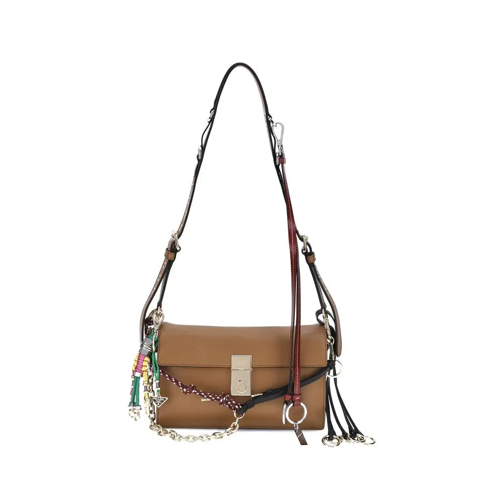 Sac à bandoulière Prada Soft Sound noir Prada