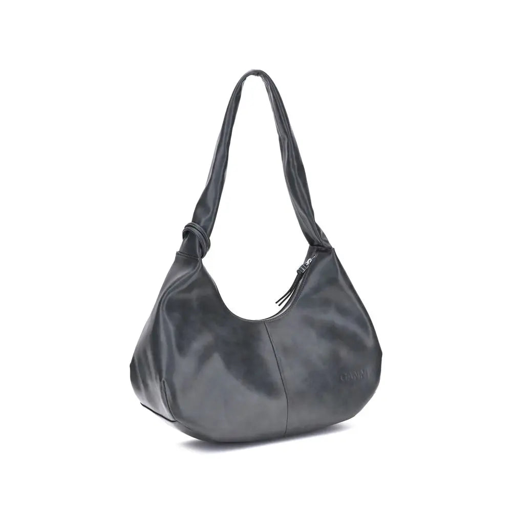 Sac hobo Ganni moyen noir Ganni